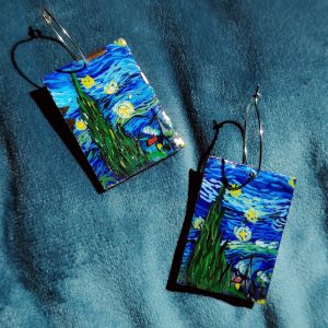 ARETES DE ARTE «LA NOCHE ESTRELLADA»