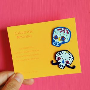 PIN DOBLE CALAVERITAS MEXICANAS