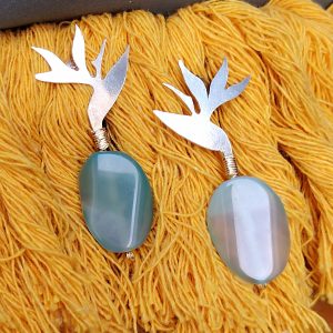ARETES AVES DEL PARAISO